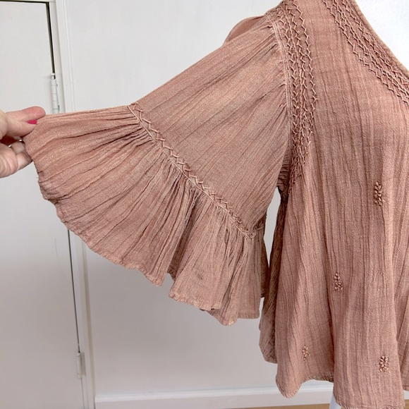 Rachel Zoe Tops - Rachel Zoe Peasant Blouse size XL